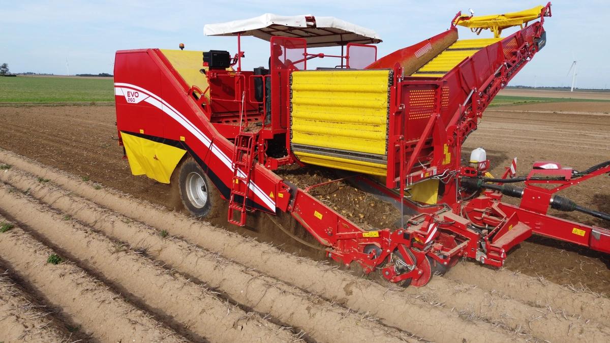 EVO 260 de GRIMME : arracheuse à 2 rangs avec une nouvelle variété d'équipements.