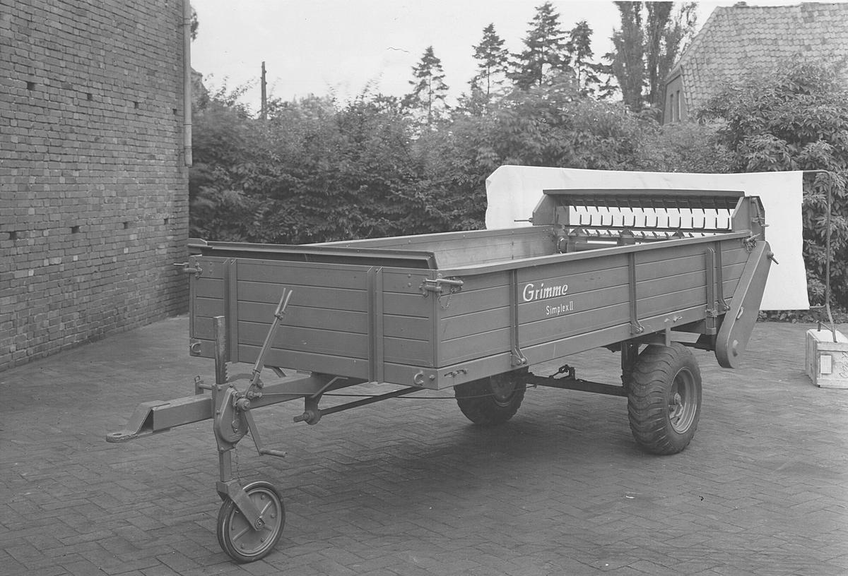 Construction of GRIMME manure spreaders